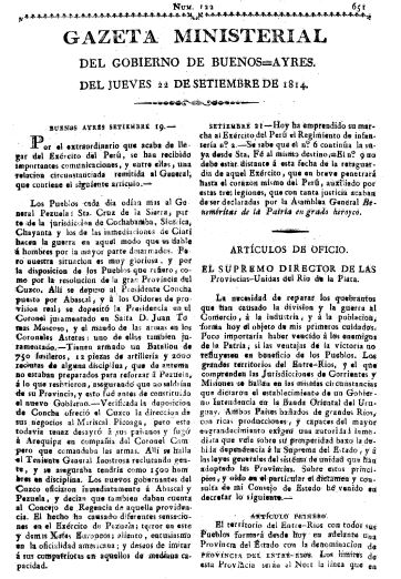 Reglamento para pueblos 1814
